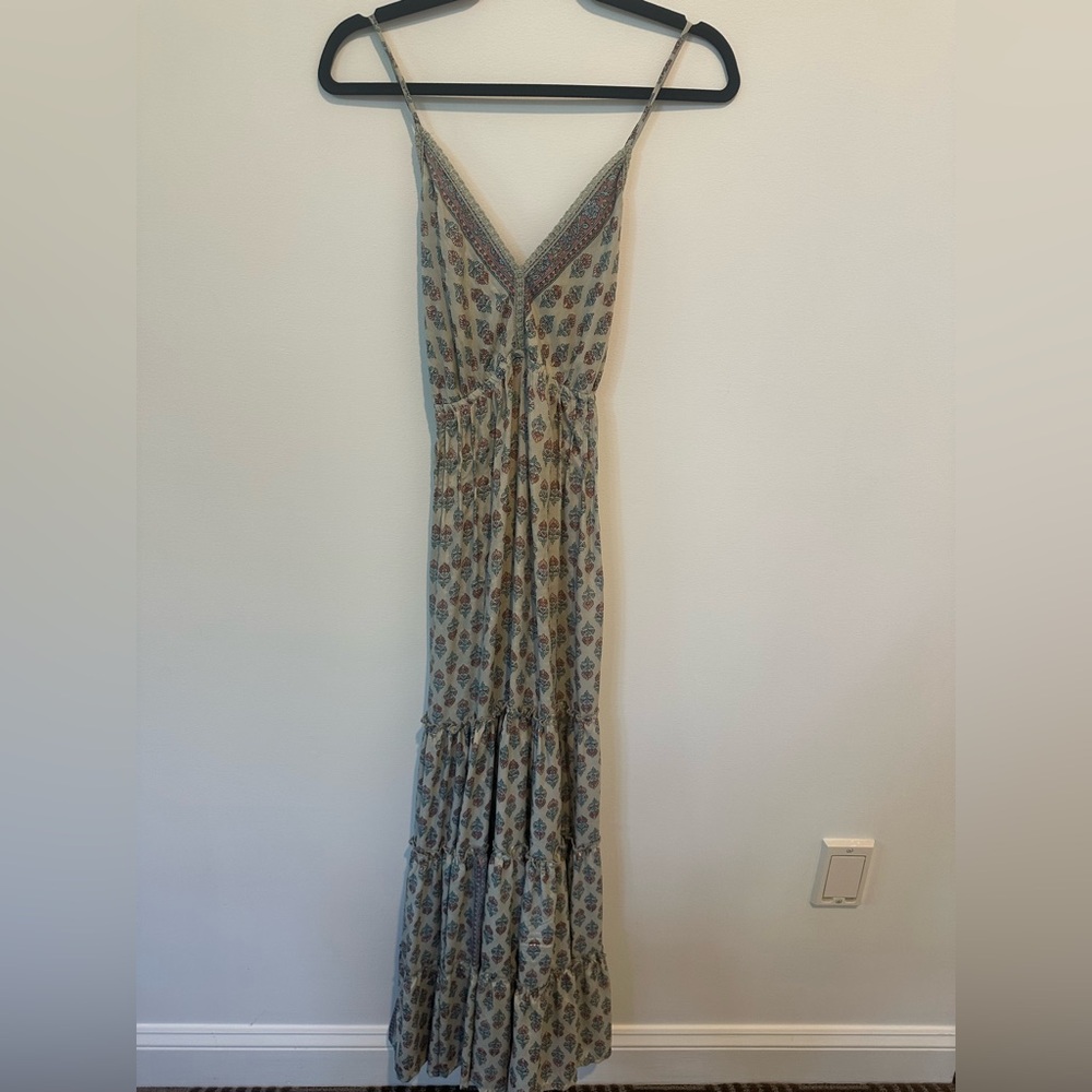 Paani Boho Silk Maxi Dress